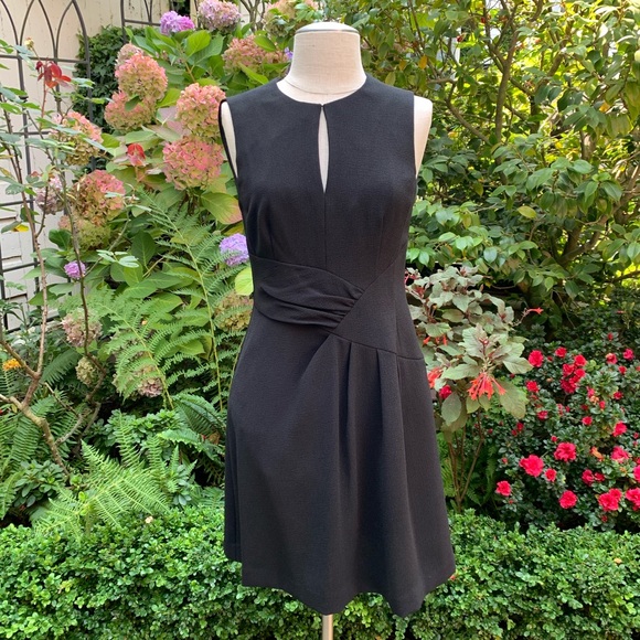 Nanette Lepore Palm Reader Dress Black Sz 2 - Picture 1 of 11